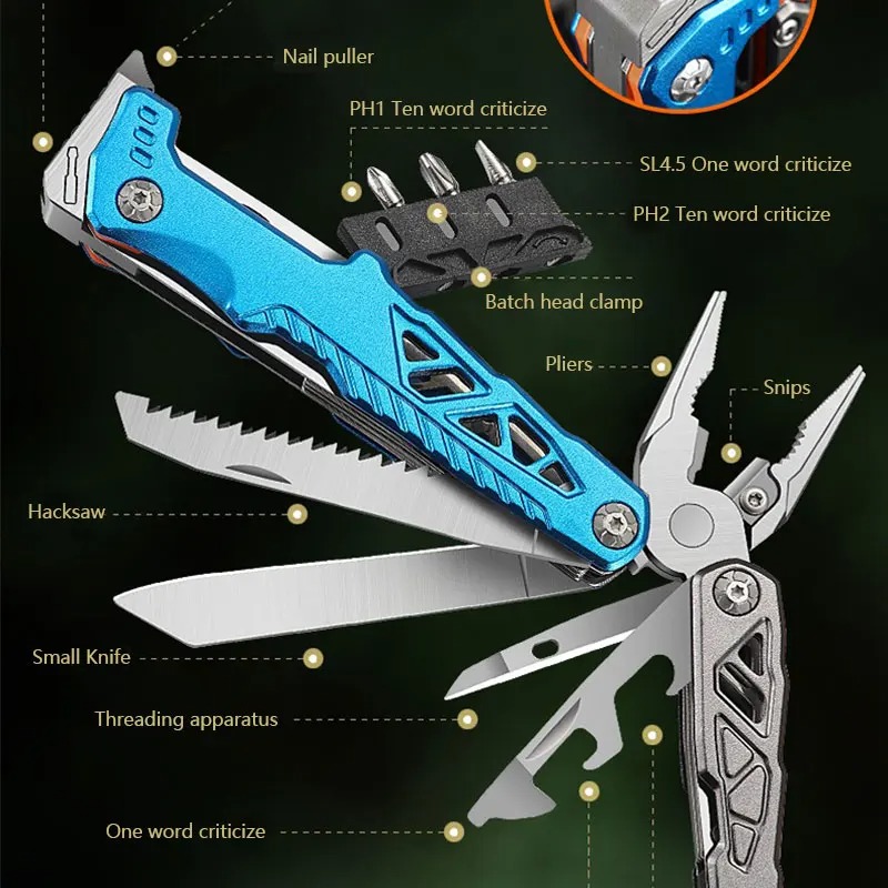 Outdoor Portable Folding Plier - огляд і ціна Camp Knife Multi