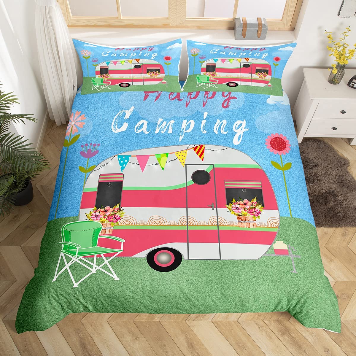 Happy Camping Duvet Cover Camp - огляд і ціна Outdoor Adventure Quilt