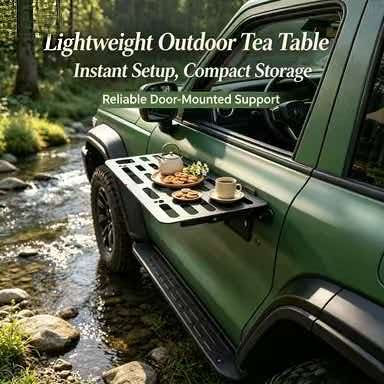 Portable Car Door Hanging Fold - огляд і ціна Outdoor Adventure Table With Storage