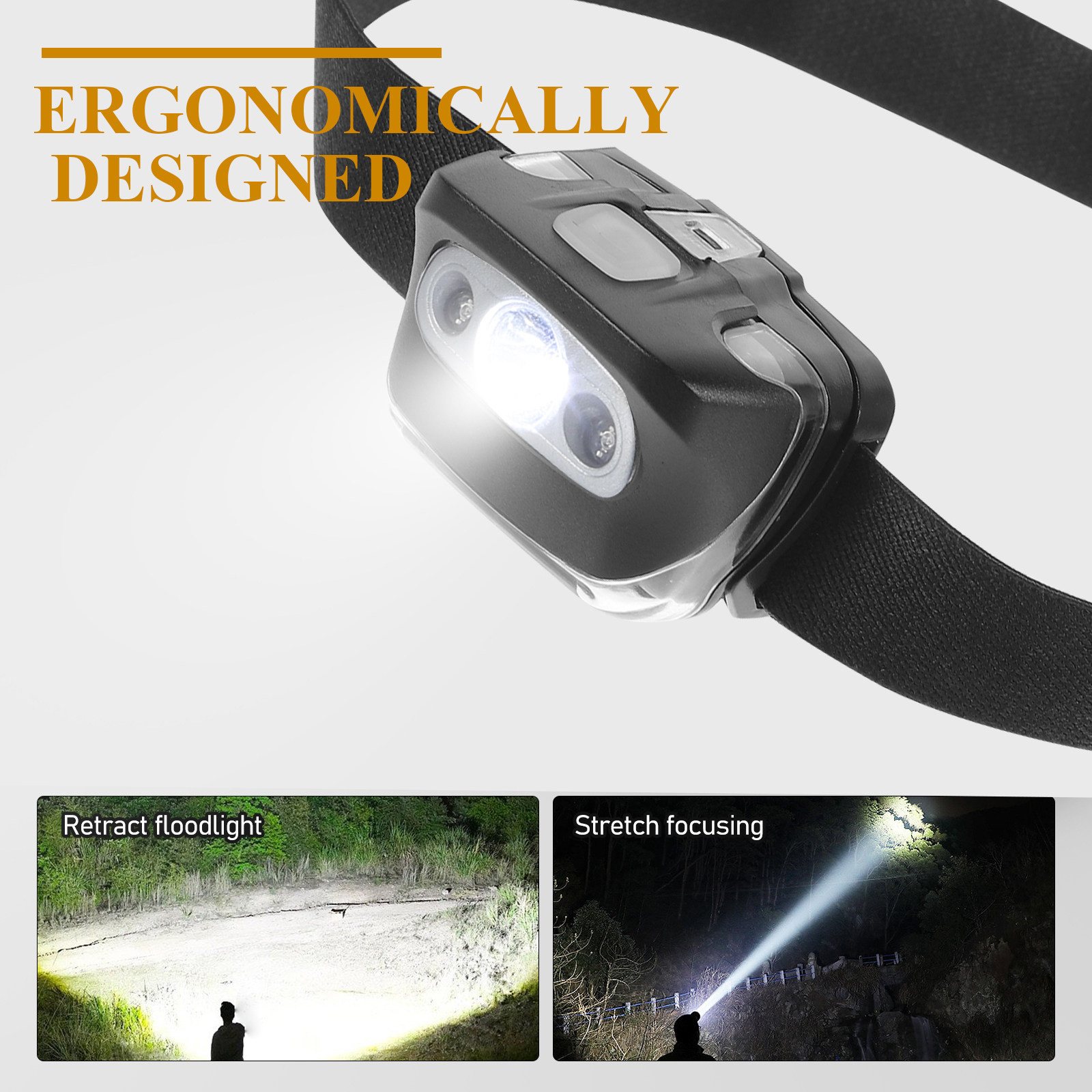 7 Mode LED Headlamp Lightweigh - огляд і ціна Outdoor Adventure Walks