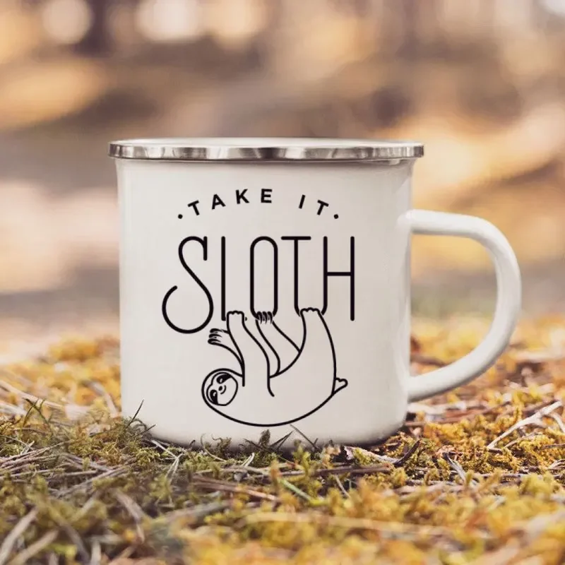 Coffee Mugs Take It Sloth Enam - огляд і ціна Outdoor Adventure Walks