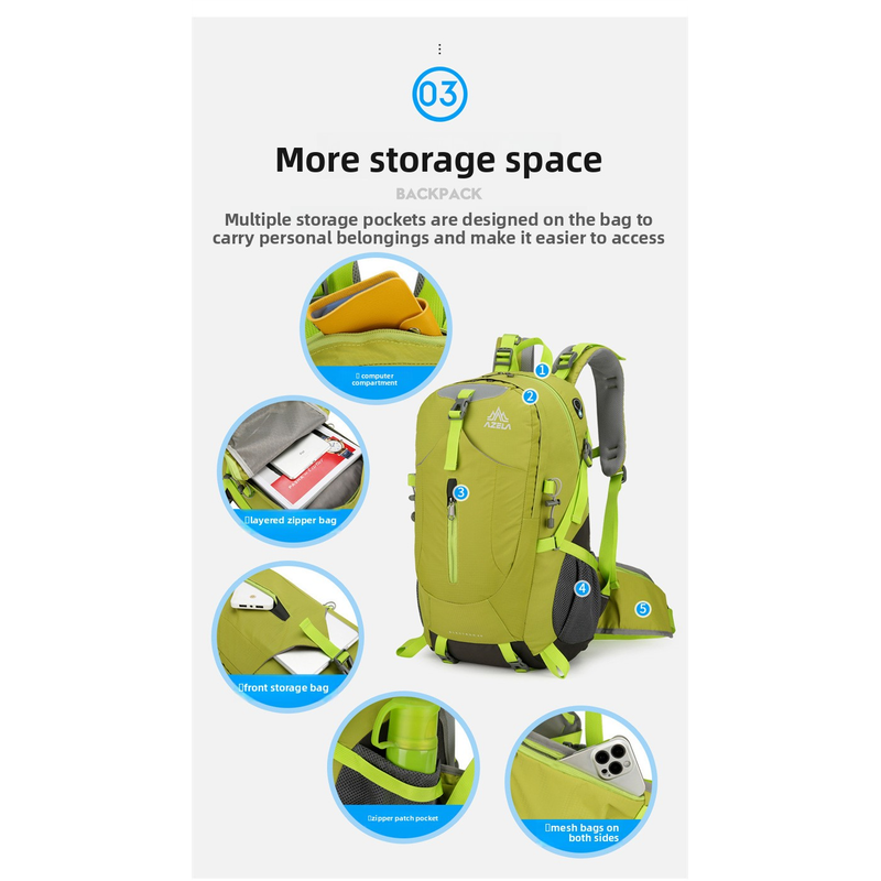 AZELA 36-55L Hiking Backpack L - огляд і ціна Outdoor Adventure And Travel